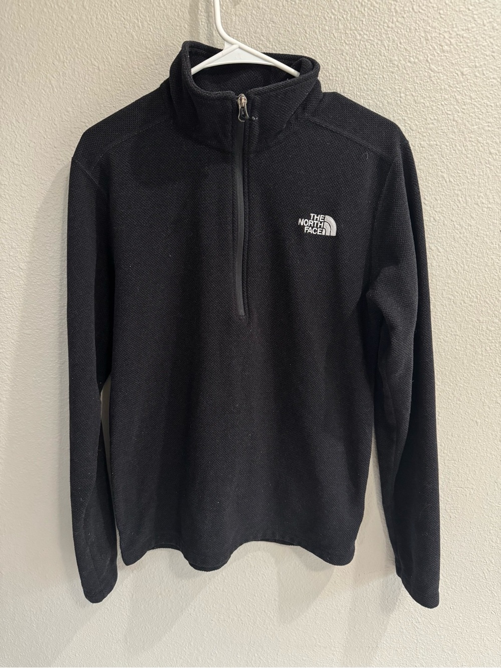 The North face, Textured Cap Rock Sweater in TNF Black Heather size small - Picture 4 of 9
